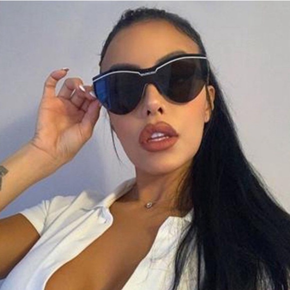 Blue White Balenciaga BB0004S 010 - Picture 6 of 6